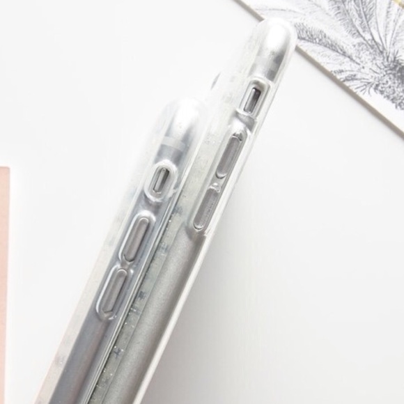 NEW iPhone 7+/8+/7/8 Soft Glitter Pink Heart Case - Picture 3 of 5